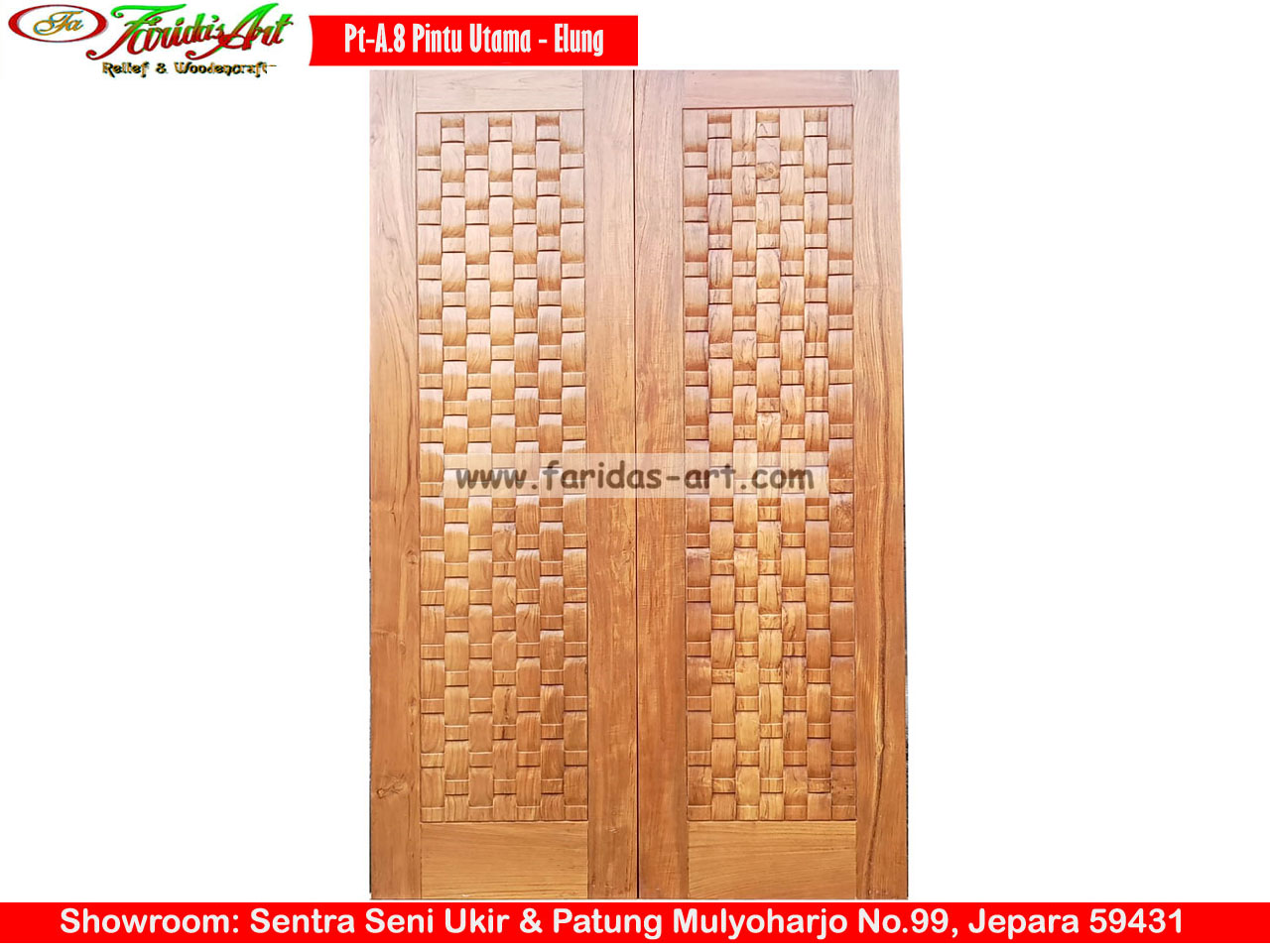 Pintu Utama - Ukir Gedheg